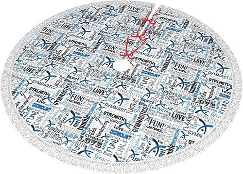 Vista 34 de Bandera de Venezuela imprimir árbol de Navidad falda de árbol de Navidad decoración vacaciones poliéster árbol de Navidad