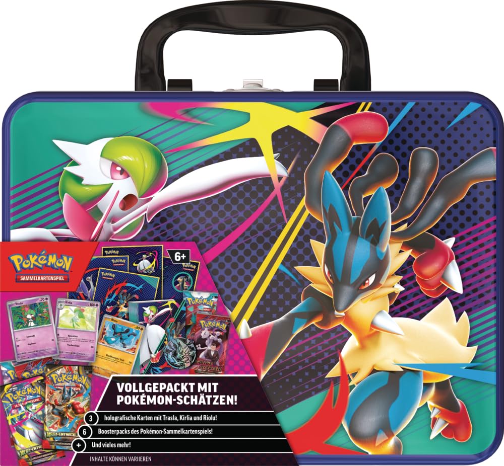 The Pokémon Company International Sammelkoffer Mega-Guardevoir & Mega-Lucario: Eine Schatzkiste voller Pokémon