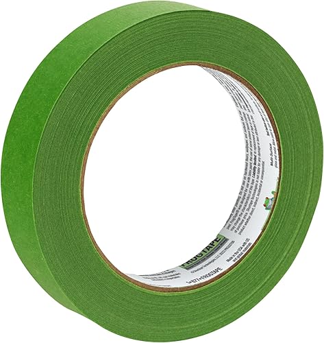 Miniatura 9 de FrogTape Cinta para pintores multisuperficie con bloque de pintura, 1 pulgada de ancho (0.94 pulgadas x 45 yardas), adherencia media, verde, 1 rollo