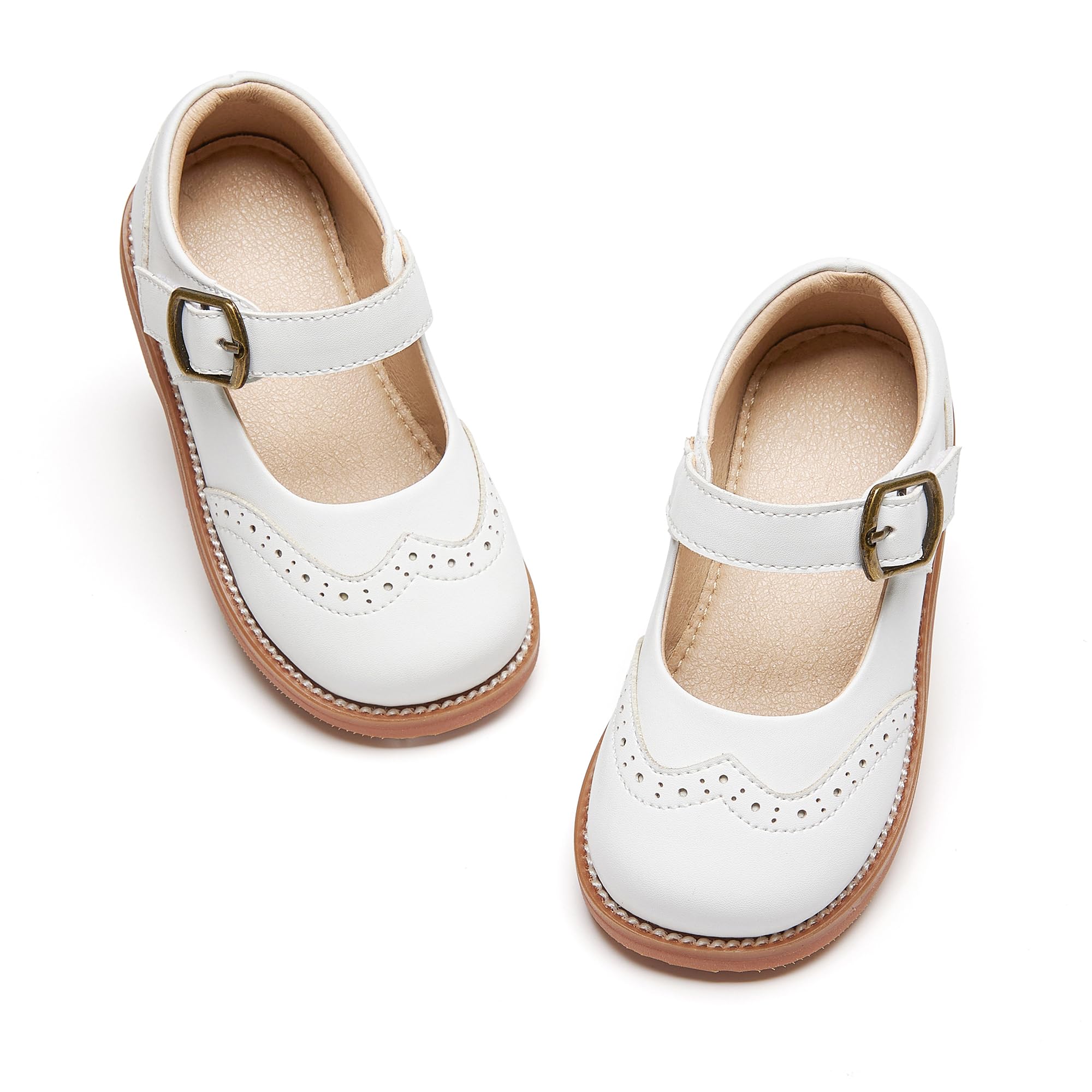 Otter MOMO Toddler Little Girls Oxford Mary Jane School Uniform Dress Shoes