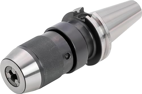 Miniatura 3 de Portabrocas sin llave con rodamiento de bolas cónico CAT 40, diseño integral, capacidad máxima de 12 pulgada