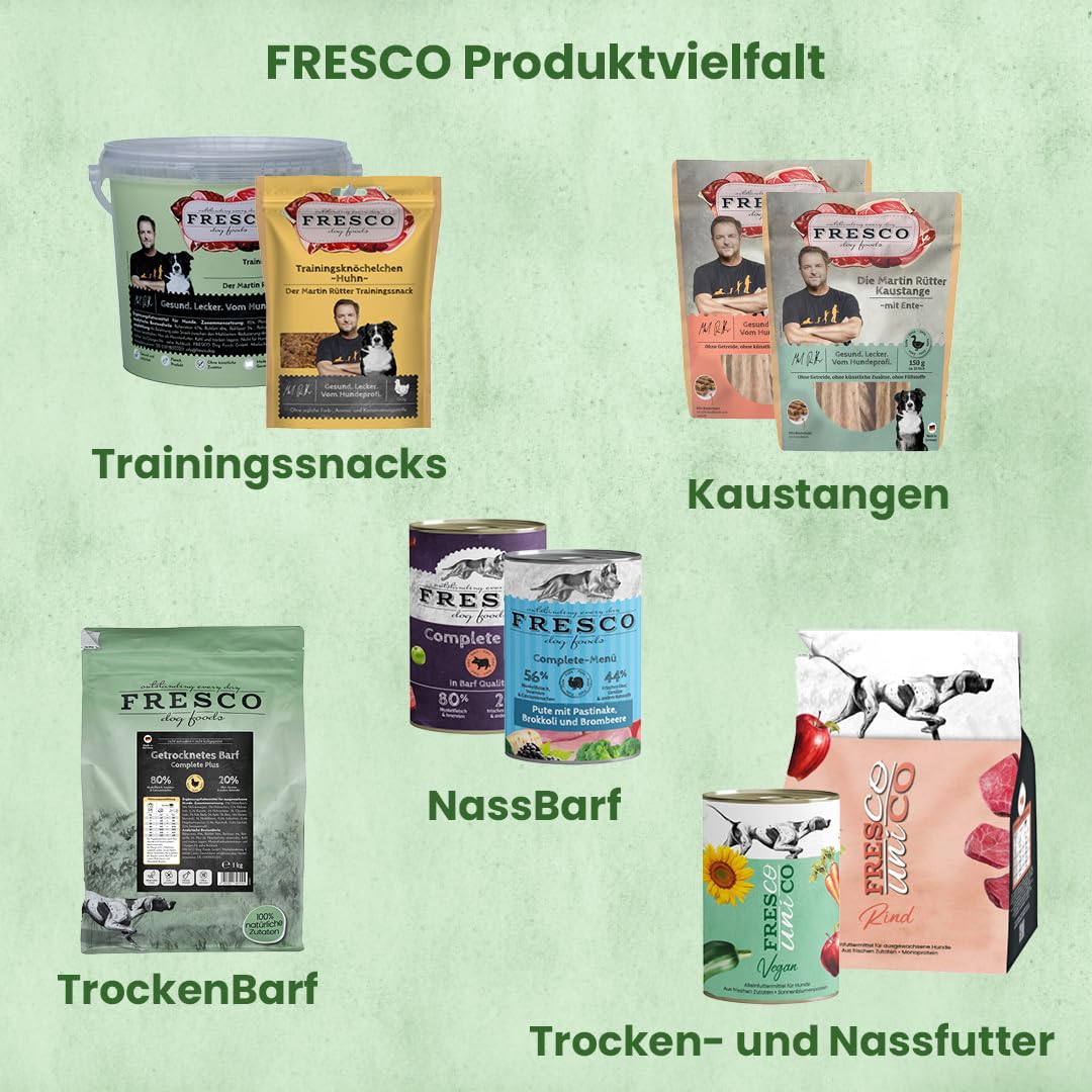 FRESCO Dog TrockenBarf für Hunde Junior Lamm 2,5kg | Für Welpen & Junghunde
