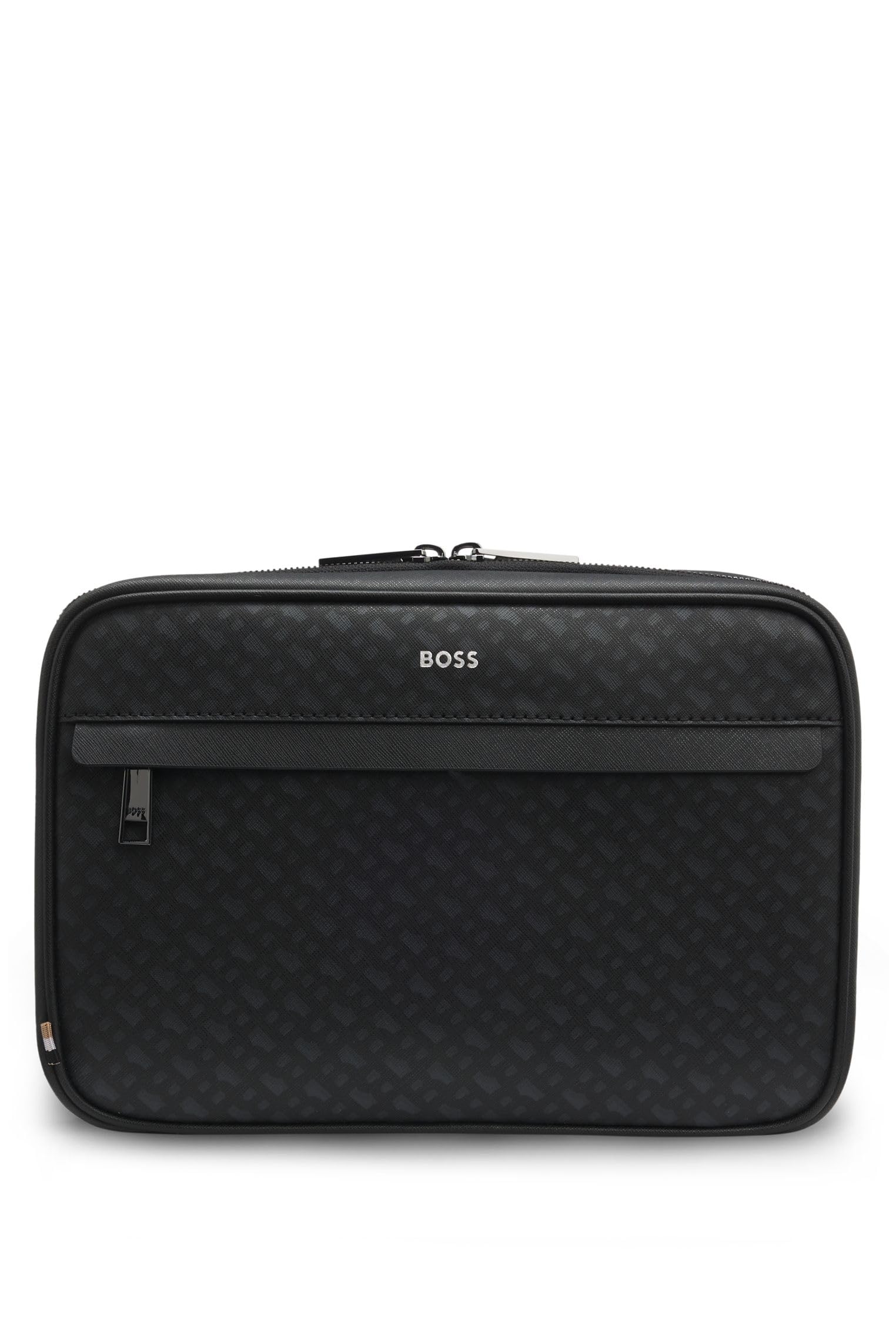 BOSS borsa da toilette Zair MN Washbag Black nero