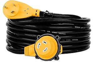 Camco Power Grip 25-Ft 30 Amp RV Extension Cord with Twist Lock
