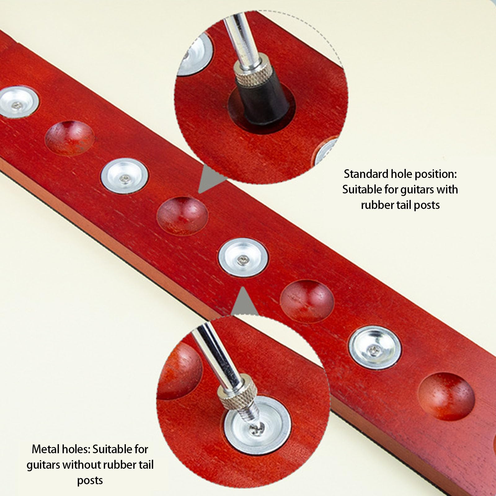Tope de madera para violonchelo antideslizante en forma de T, protector de suelo portátil, con textura de madera para mejorar la estabilidad