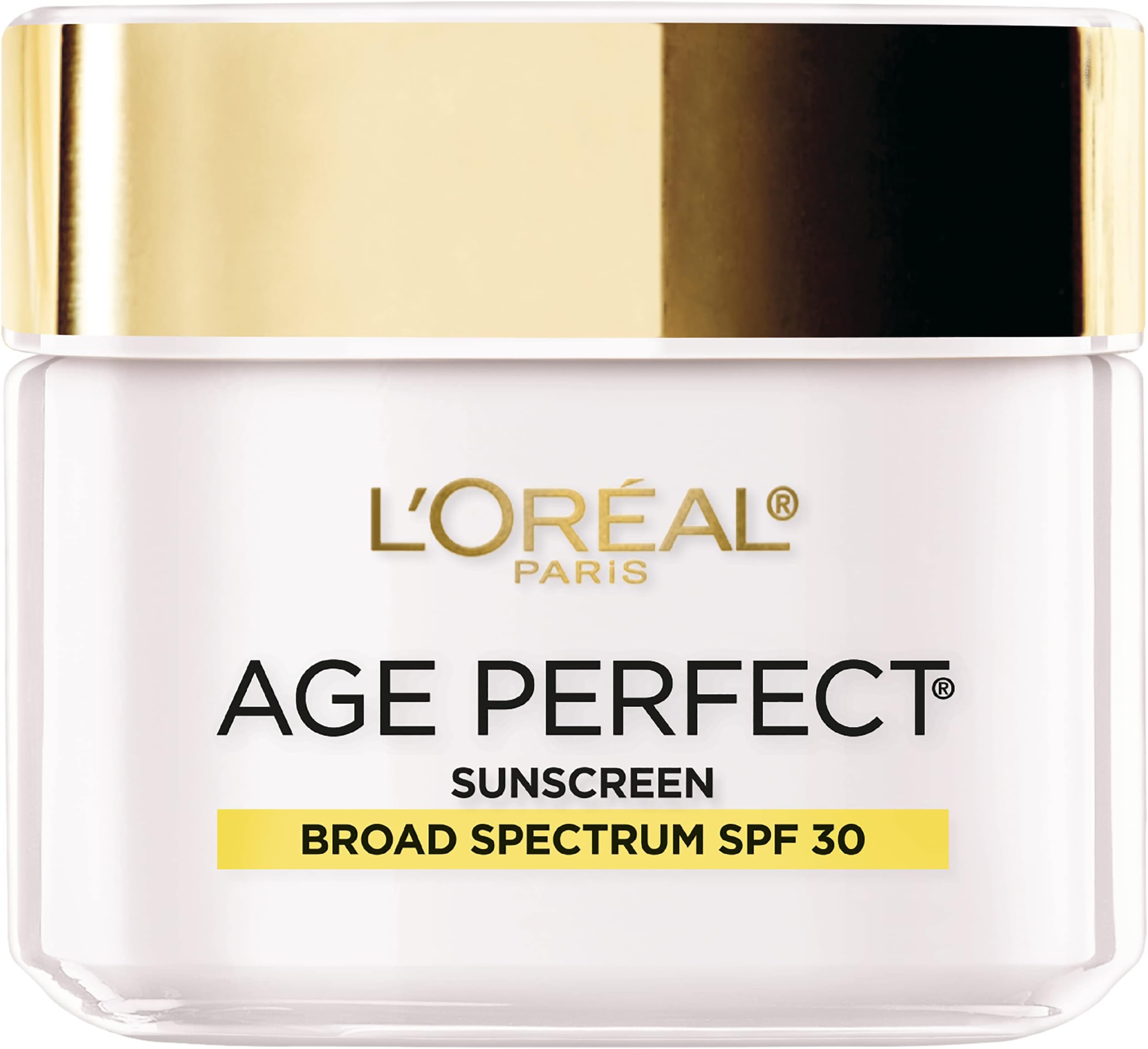 L'Oreal Paris Age Perfect Collagen Expert Anti-Aging Day Face Moisturizer AM, Collagen Peptides, Niacinamide, Age Perfect For Mature Skin, Suitable for sensitive skin, Dermatologist Tested, 2.5 oz