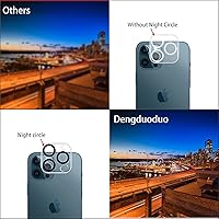 Vista 130 de 3 Pack Tempered Glass Camera Lens Protector for iPhone 12 6.1", Ultra HD, 9H Hardness, Anti-Scratch, Case Friendly, Easy to Install