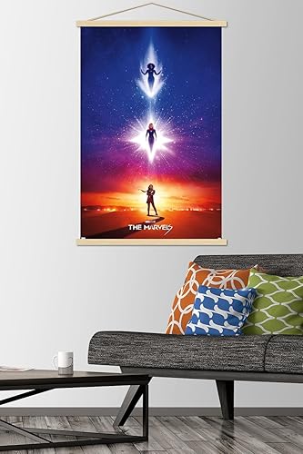 Miniatura 2 de Trends International Marvel The Marvels - Póster de pared de una hoja con marco magnético