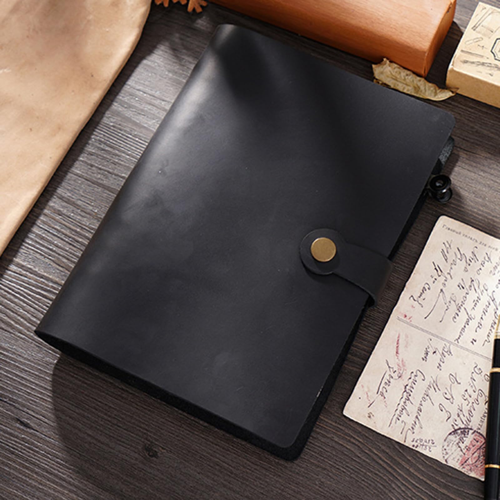 Cuaderno de carpeta reutilizable, páginas personalizables y hojas de escritura de primera calidad para profesionales, planificador de papel