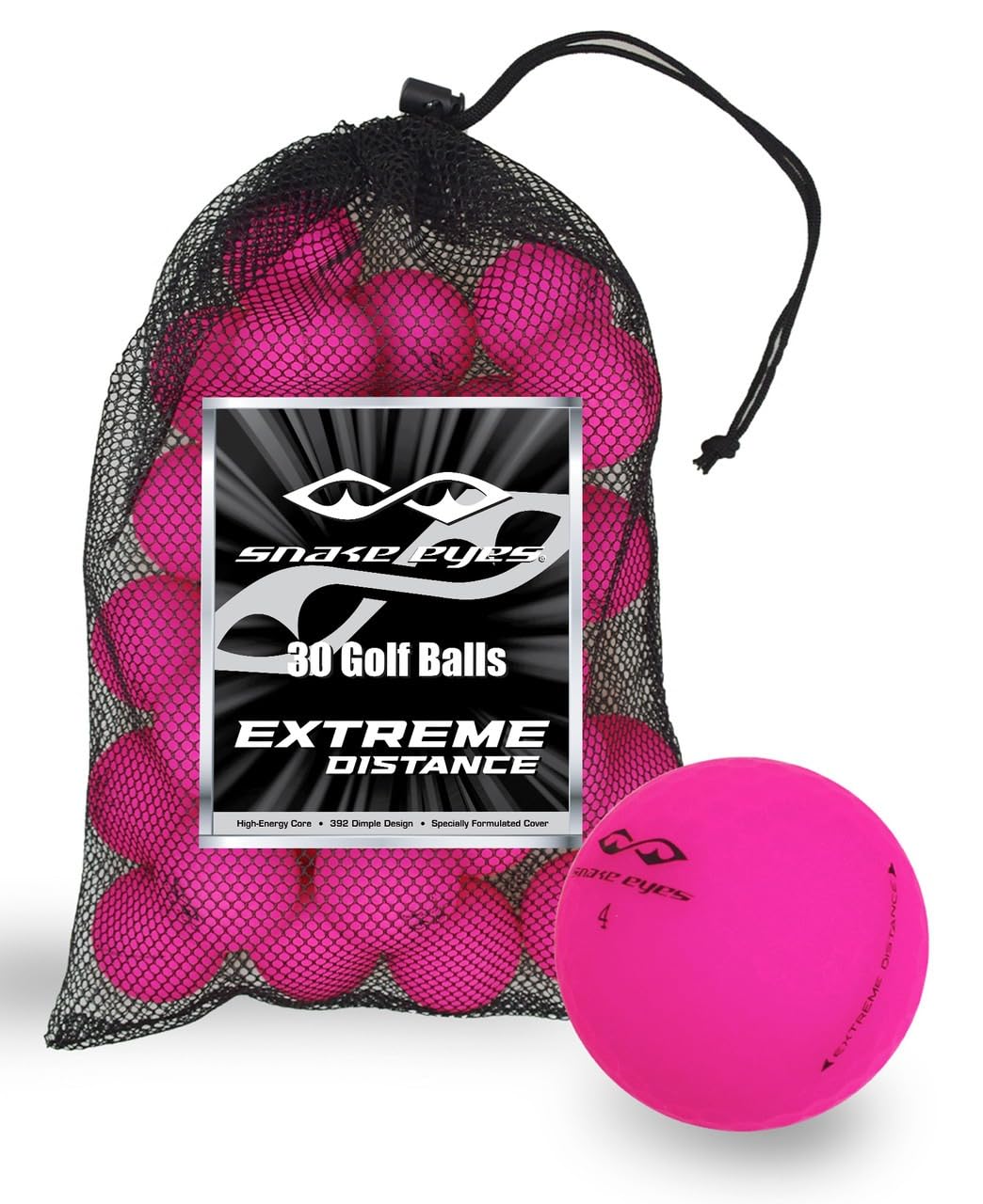 Snake Eyes Extreme Distance Golf Balls [30-Ball]