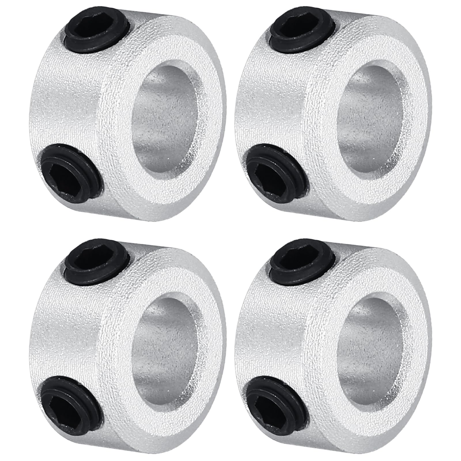 Lot De 10 Colliers D'arbre En Aluminium 12mm - Butée Pour Arbres De Guidage