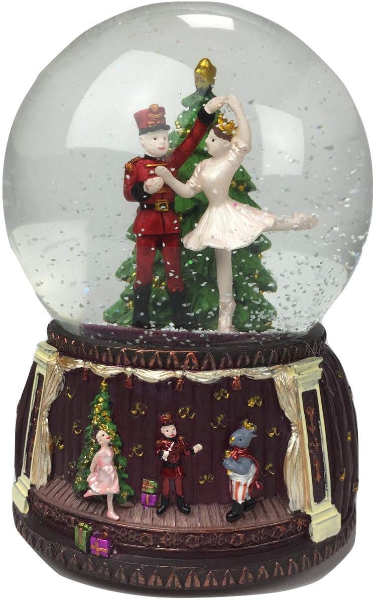 Snow Globe Nutcracker Ballet with Melody Nutcracker Suite by Tchaikovsky Decorative Item