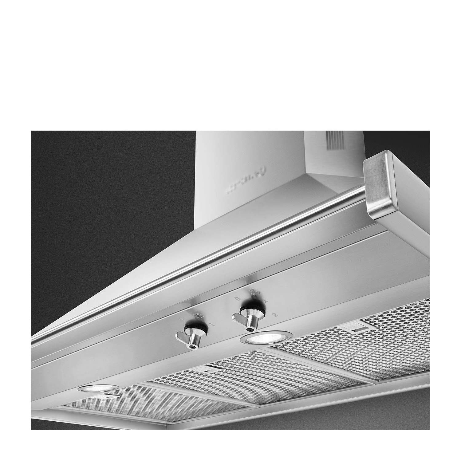 Smeg KD90HXE Cappa aspirante a parete Acciaio inossidabile 781m³/h A+ cappa aspirante