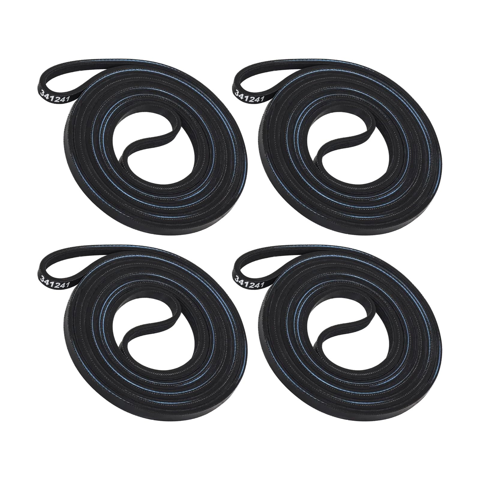 sodeber Of 4 Drive Belt Ensures Consistent Drying Action Dryer Drum Drive Belt Rubber Texture Stable Power Transfer