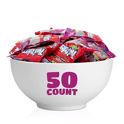 Miniatura 4 de TWIZZLERS NIBS - Caramelos de regaliz de bayas silvestres, bolsas individuales de aperitivos de tamaño divertido, 0.63 onzas (paquete de 50), 2