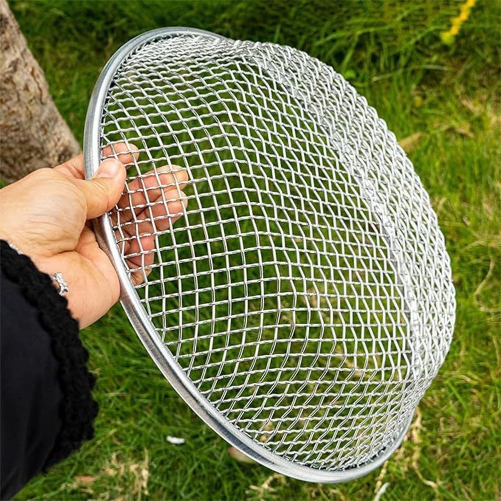 Setaccio da giardino resistente, 30 cm x 7 cm, setaccio in plastica per secchi da 5 galloni, strumento a rete durevole per filtrare il terreno e giardinaggio efficienti