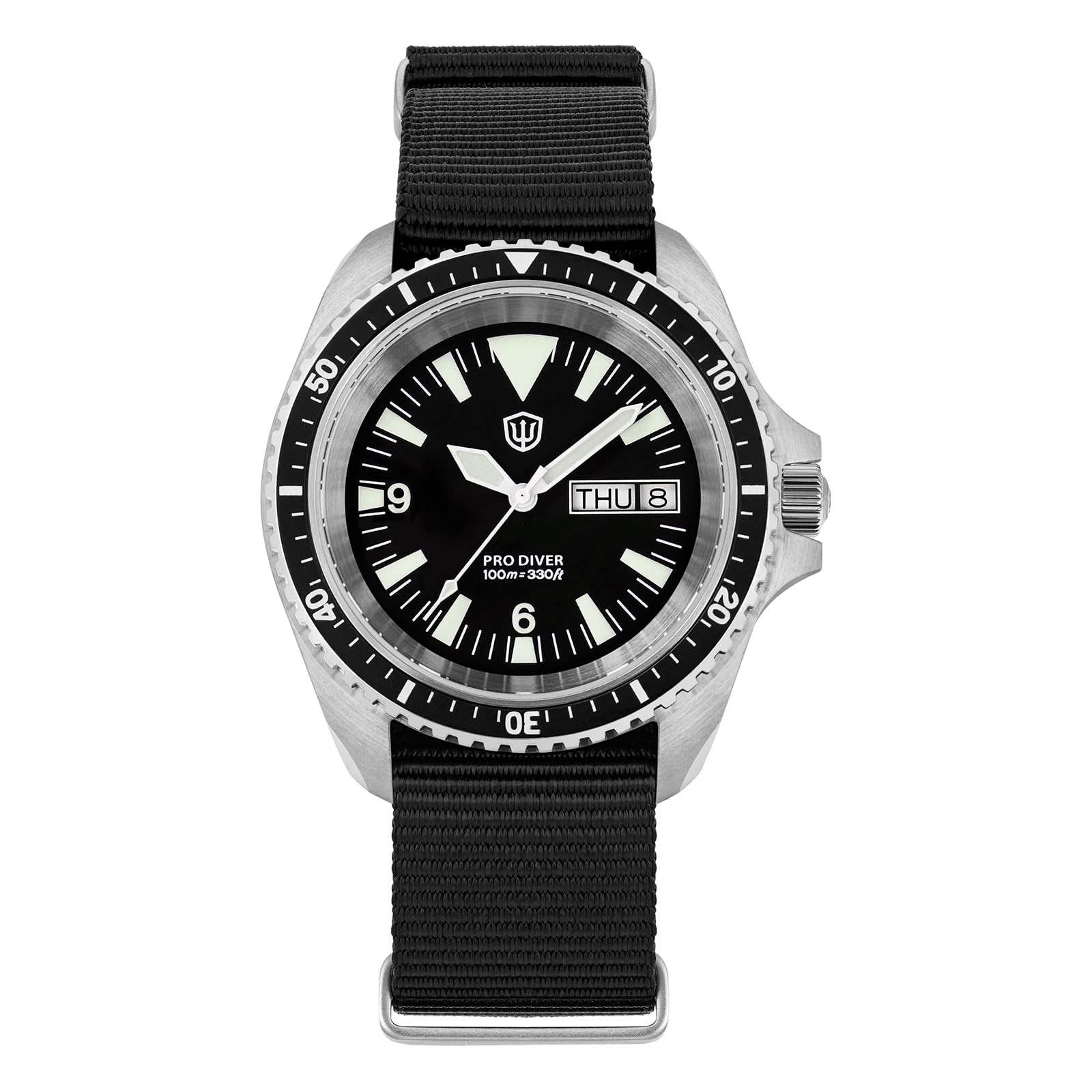 watchdives WD1980 VH31/517 Orologio Al Quarzo, Orologio Subacqueo Militare, 39 MM, Vetro Zaffiro, Orologio Da Polso Di Lusso, Impermeabile 100 M, Orologio Da Uomo