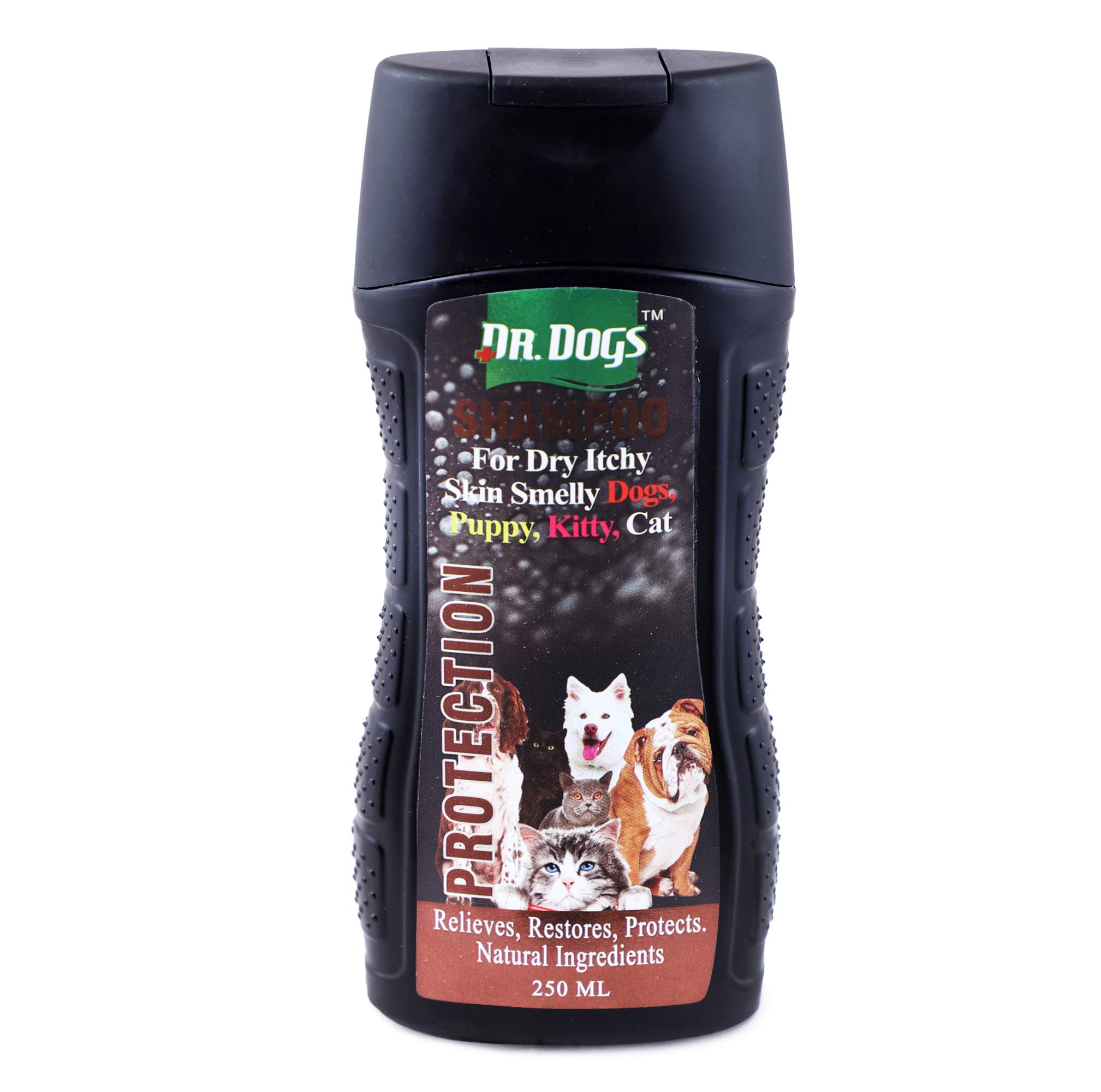 Dr Dogs No Flea No Tick Antiparastic Antiseborrheic Medicated Shampoo for Dog (250ml)