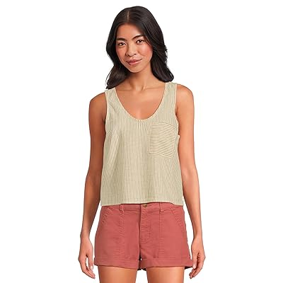 Toad&Co Taj Hemp Button Back Tank Top Women