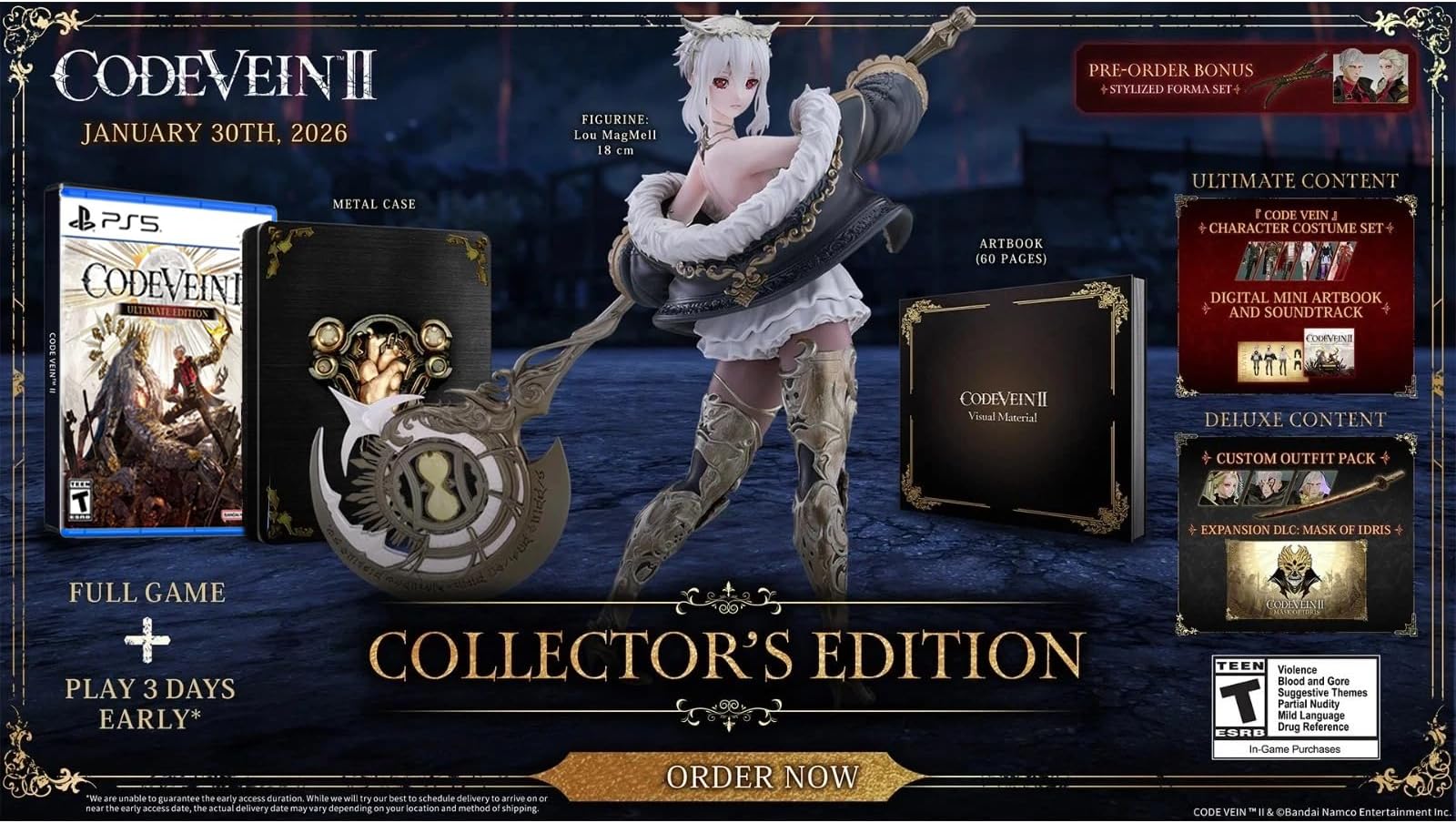 CODE VEIN II Collectors Edition PS5