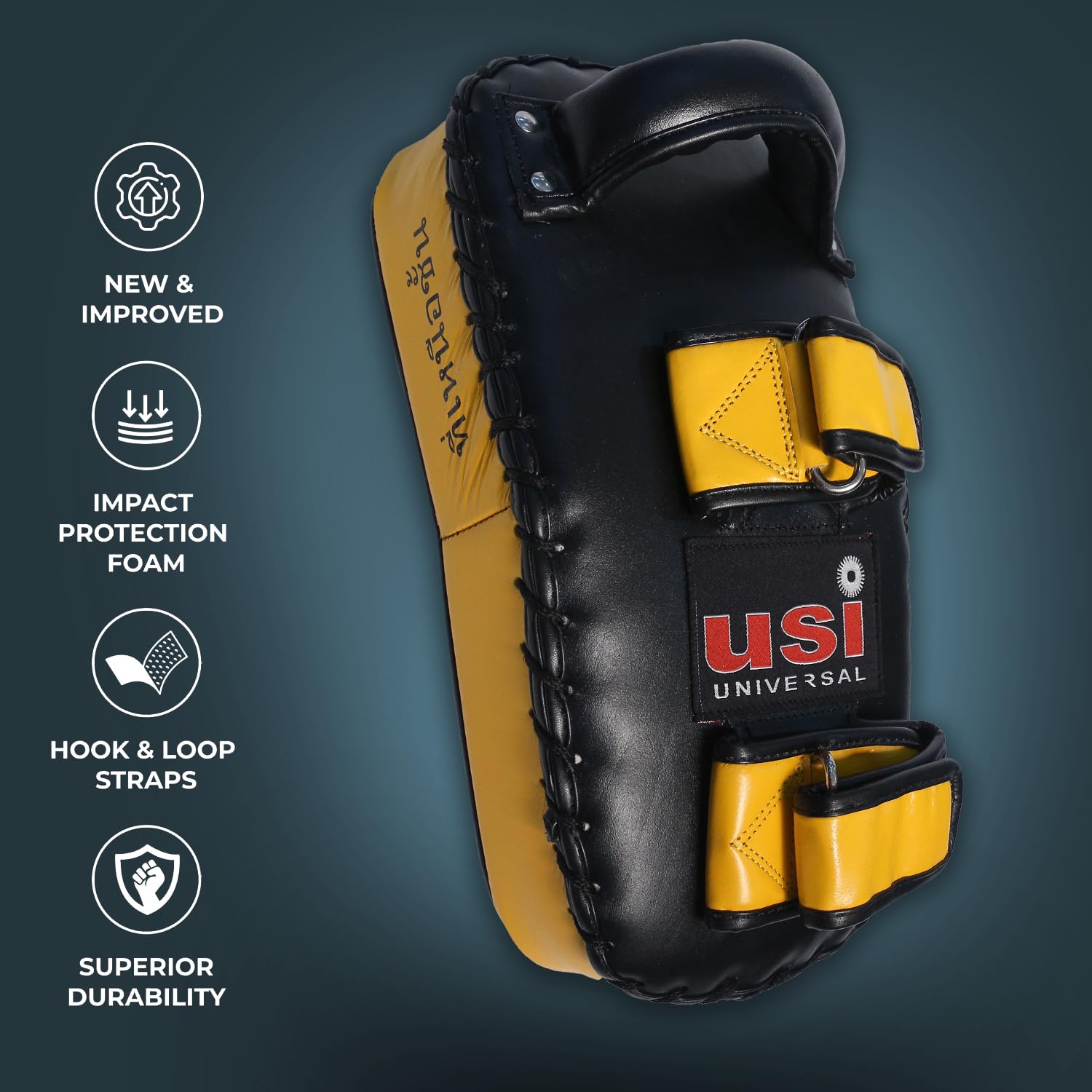 USI Universal Thai ARM PAD (627FSL) Yellow/Black (1 PC) 1