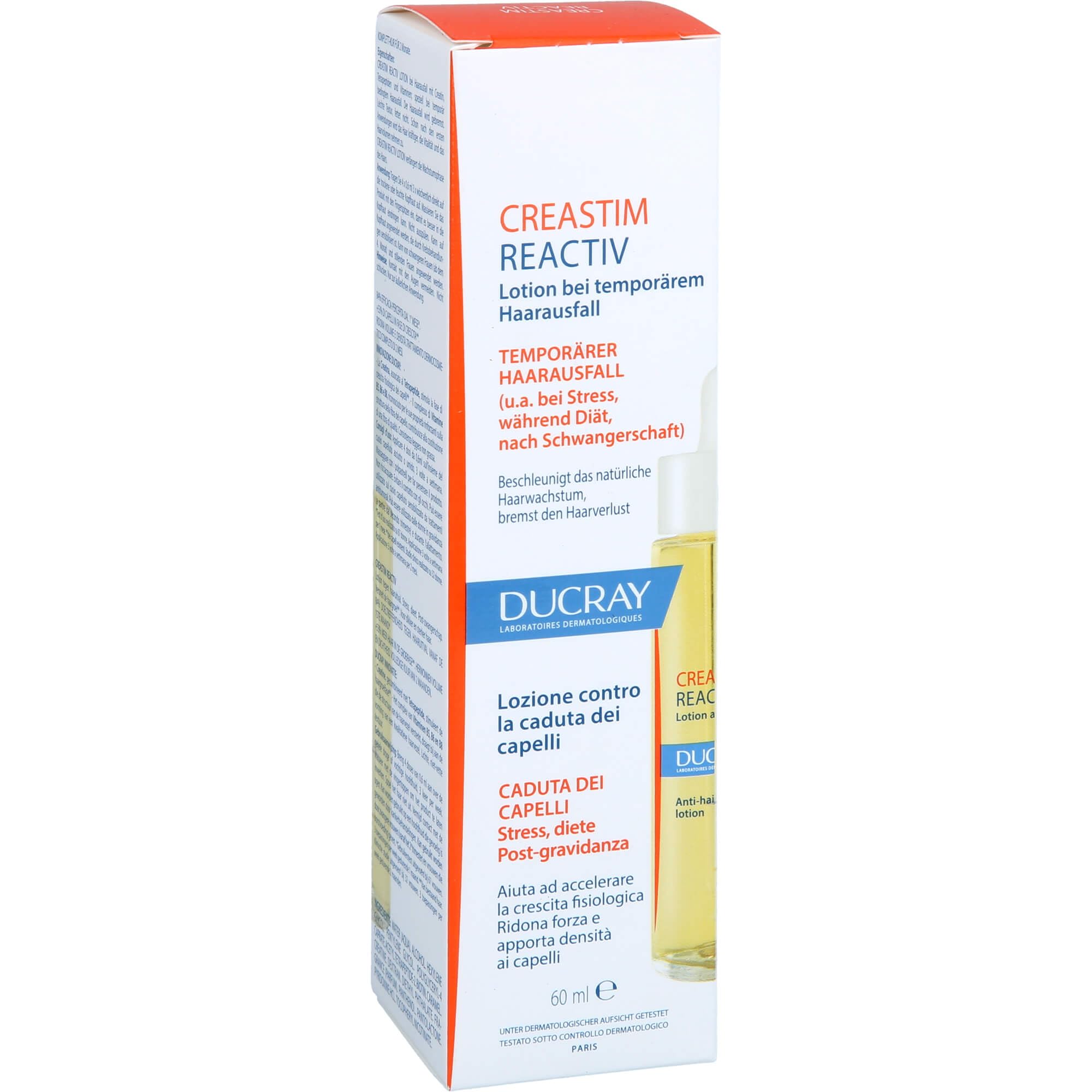 DUCRAY Creastim Reactiv Lotion für Haarausfall, 60 ml