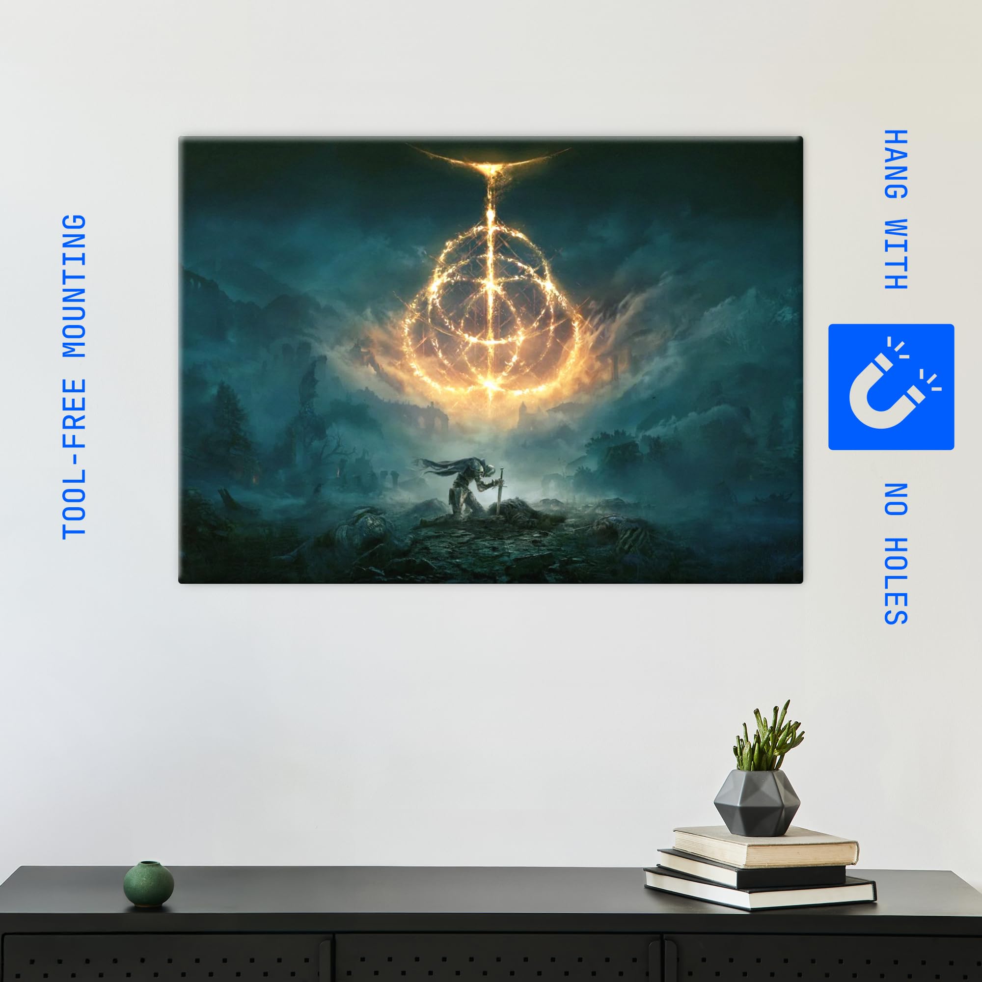 Amazon.com: Displate Elden Ring Metal Poster Magnetic Mounting