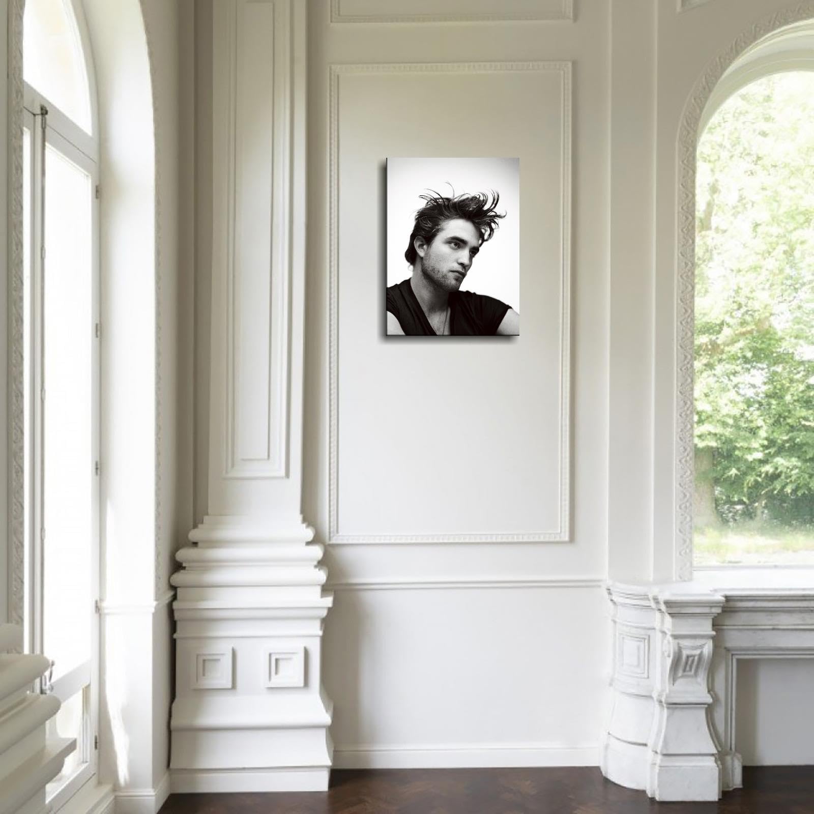 ZFHSFZ Poster Robert Pattinson Su Tela – Quadro 30x45 Cm Con Cornice, Impermeabile Per Parete, Bagno E Cucina