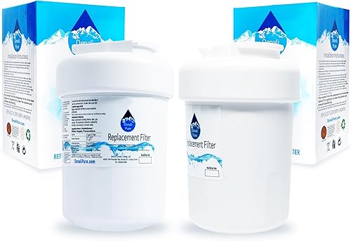 Paquete de 2 filtros de agua de repuesto para refrigerador Hotpoint HSM25GFTASA - Compatible con Hotpoint MWF, MWFP cartucho de filtro de agua para