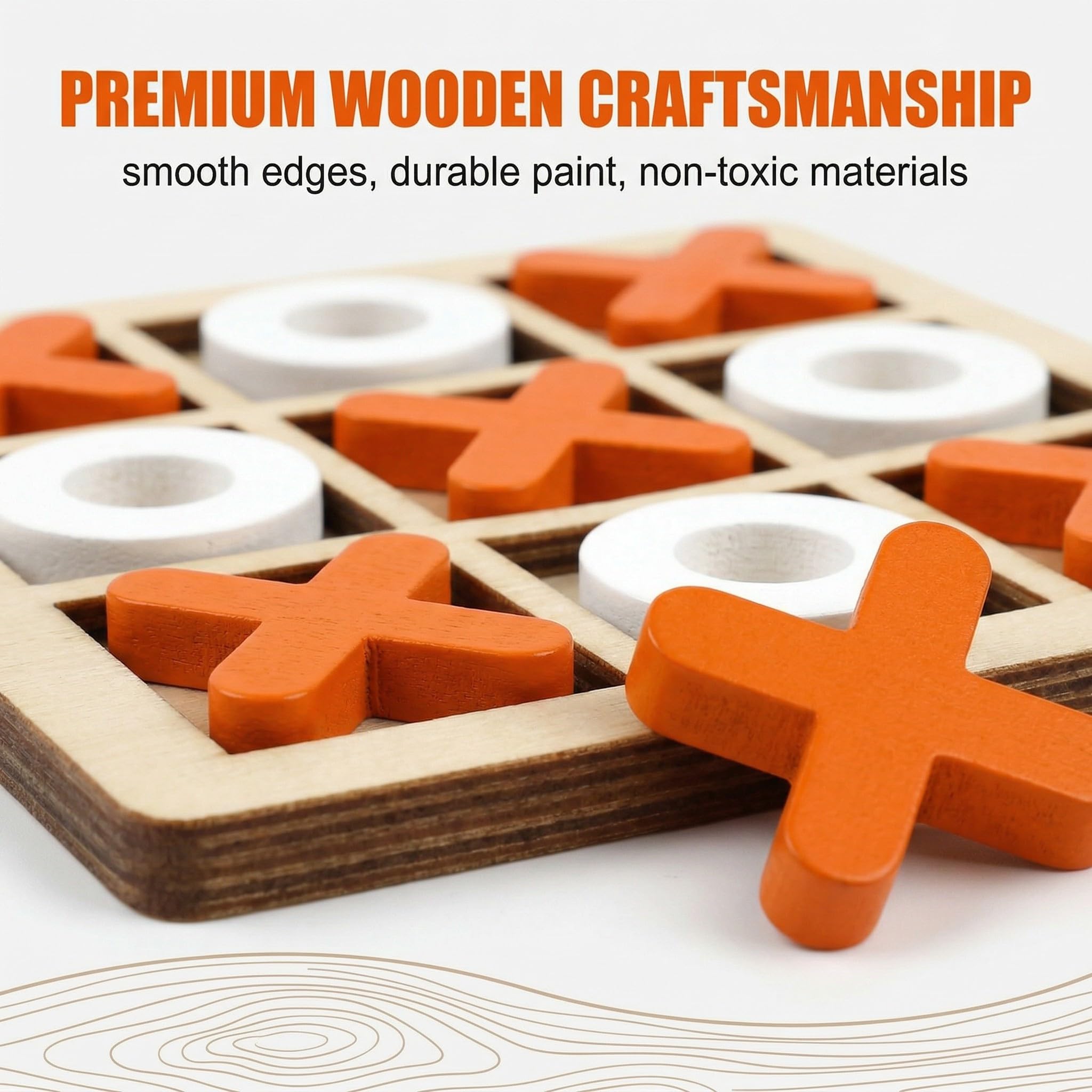 8 Pezzi Mini Puzzle Bambini in Legno, Gadget Compleanno Bambini, Regalini Fine Festa Invitati, Regalini per Alunni, Giochini per Feste di Compleanno,Puzzle Tic Tac Toe