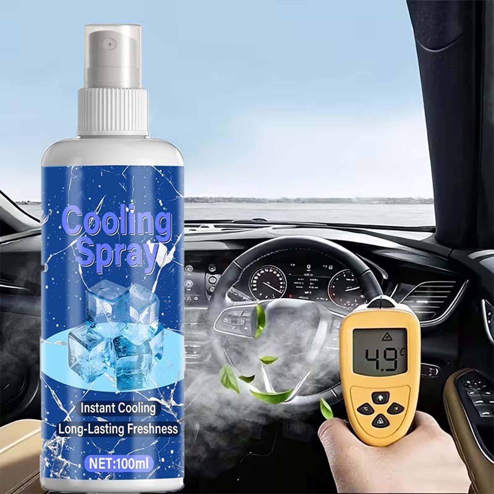 Spray rinfrescante per tempo caldo, nebbia rinfrescante portatile a lunga durata, nebbia rinfrescante/hissing istantaneamente il corpo, spray rinfrescato/sant leggero e non appiccicoso (5 pezzi)