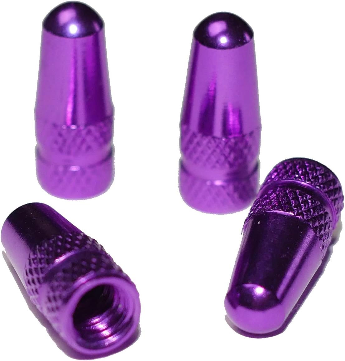 ETU24® Bicycle Valve Caps in different Colours, Set of 4, Tyre Valve