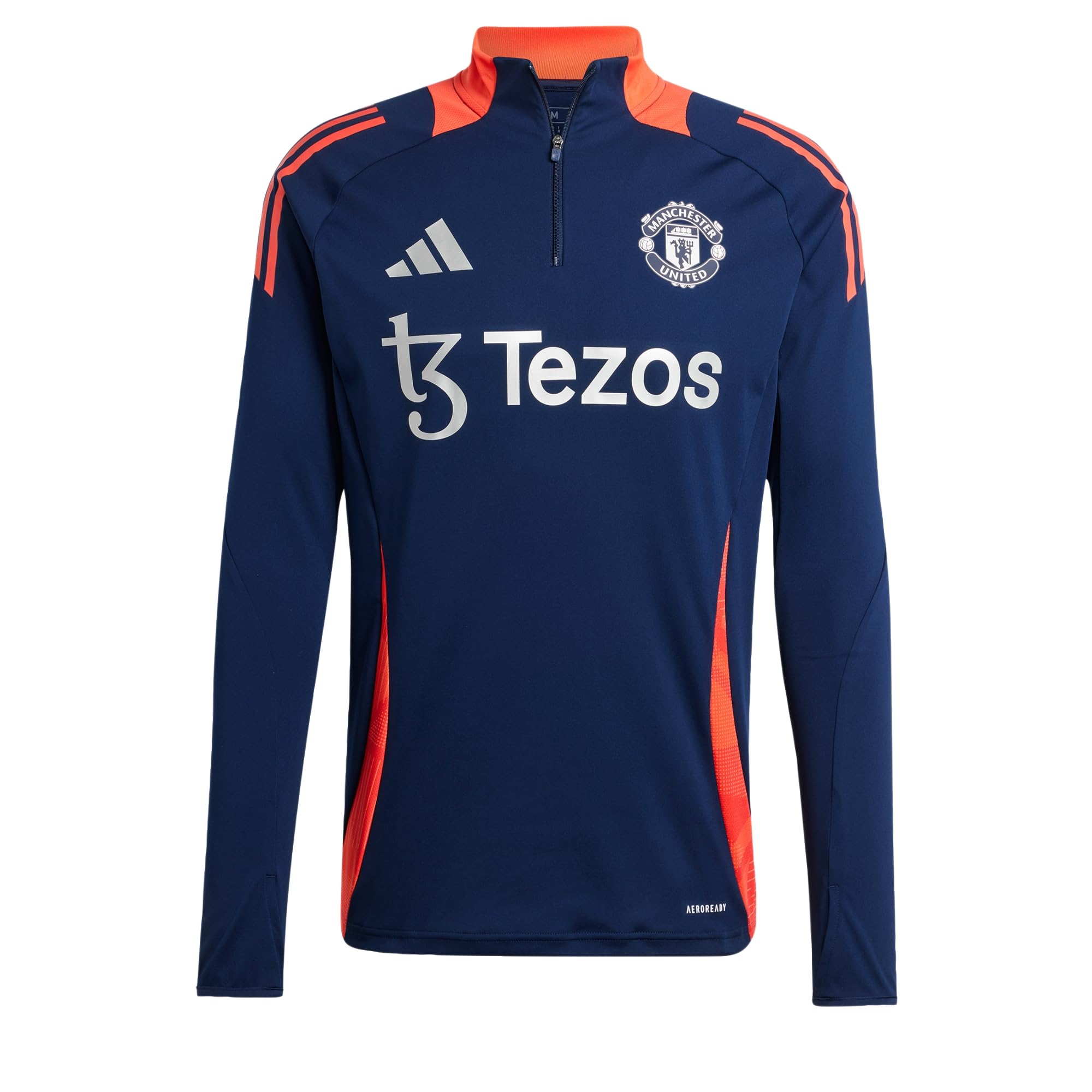 adidas Mens Manchester United Tiro 24 Training Top 2024 2025 Black L