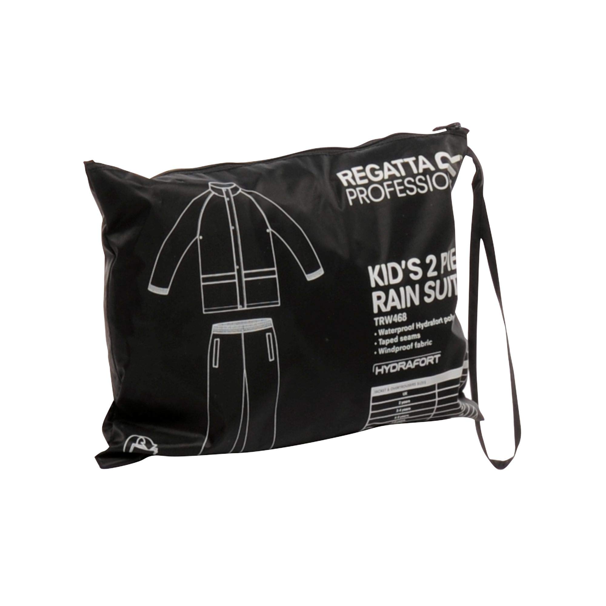 Regatta Kids 2 Pack Rain Suit Traje impermeable Unisex niños (Pack de 1)