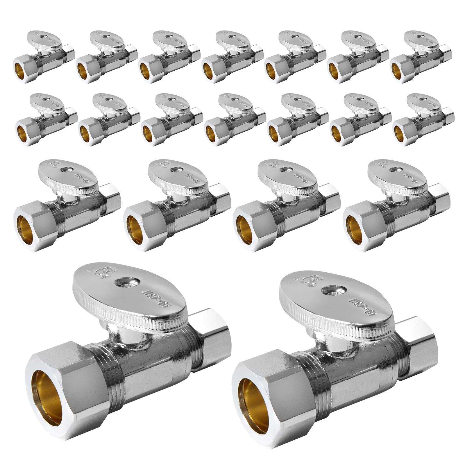 EFIELD Angle Stop Valves - Plumbing Supplies -12 EFIELD Angle Stop Valves - Plumbing Supplies -12