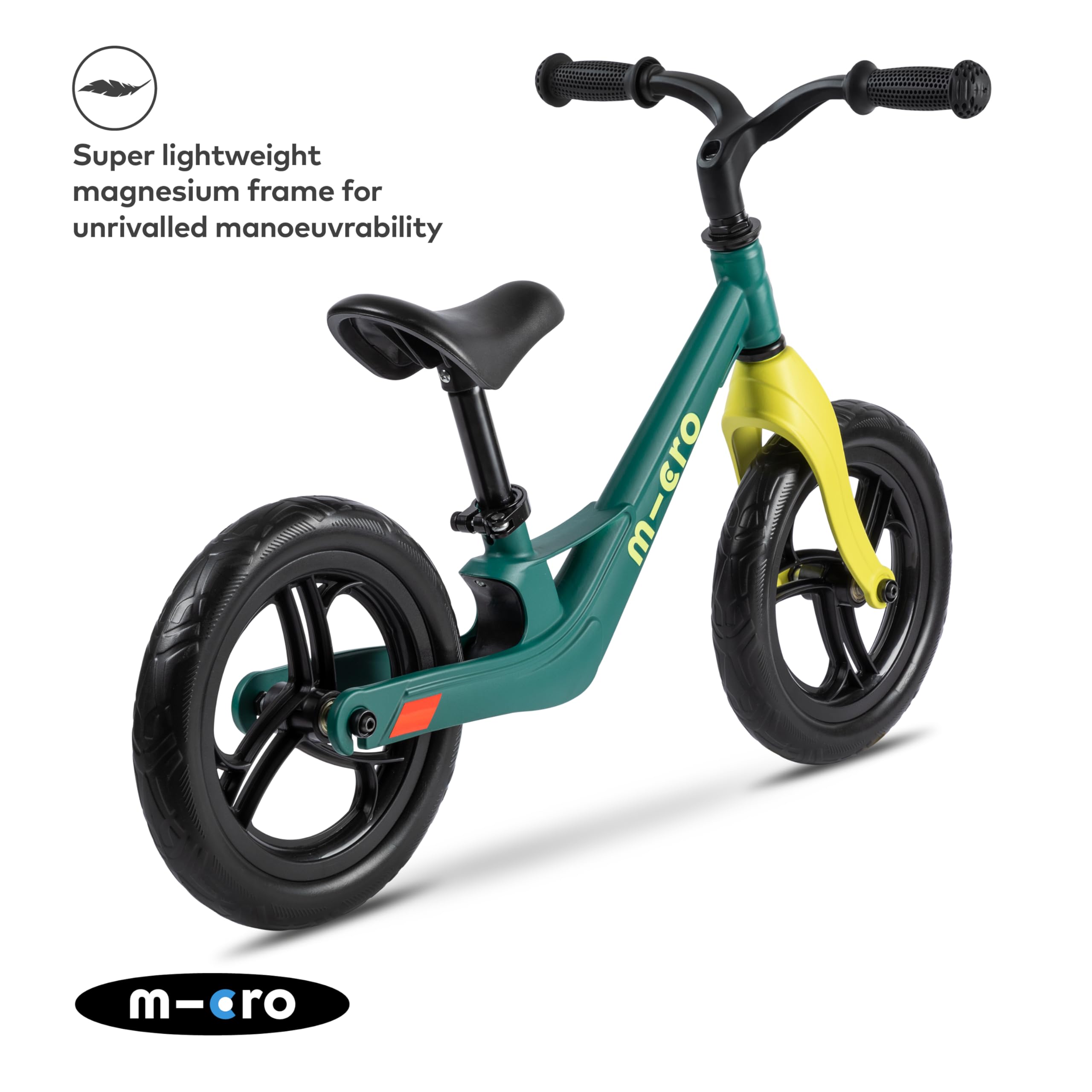 Micro | Balance Bike Lite | Cadre Magnesium et Roues EVA | 2 à 5 Ans
