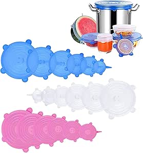 Why Silicone Stretch Lids Are a Must-Have in My Weird Kitchen 4 18 Pack Silicone Stretch Lids