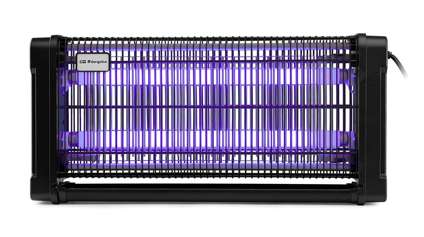 Orbegozo mq 5030 - Uccide zanzare Elettrico per Uso Interno con Area di Azione di 100 m2 e 30 W di Potenza, Nero, 55 x 30 x 9 cm