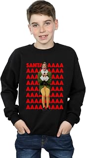 Absolute Cult Elf Boys Buddy Santa Scream Sweatshirt