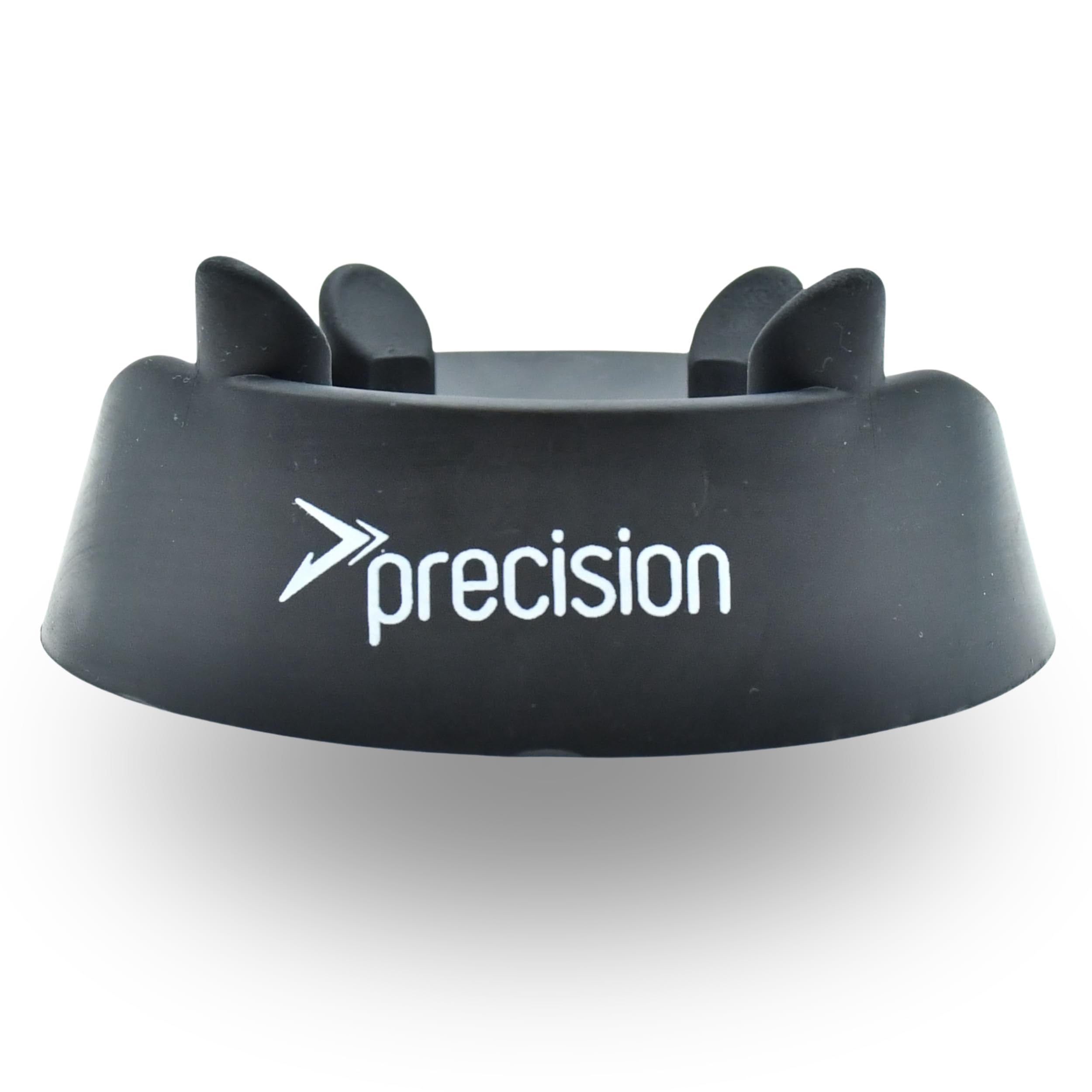 Precision Rugby Kicking Tee Durable Rubber, 4cm Height, Stable Platform for Accurate Kicks, Ideal for Club Pro Training and Matches, Black