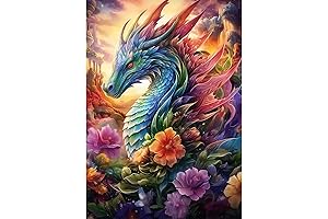 Immerse Yourself in Dragonic Splendor: Dragon Diamond Art Kits for Creative Solace.