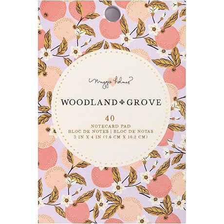 Maggie Holmes Woodland Grove 3x4 Journaling Card Pad