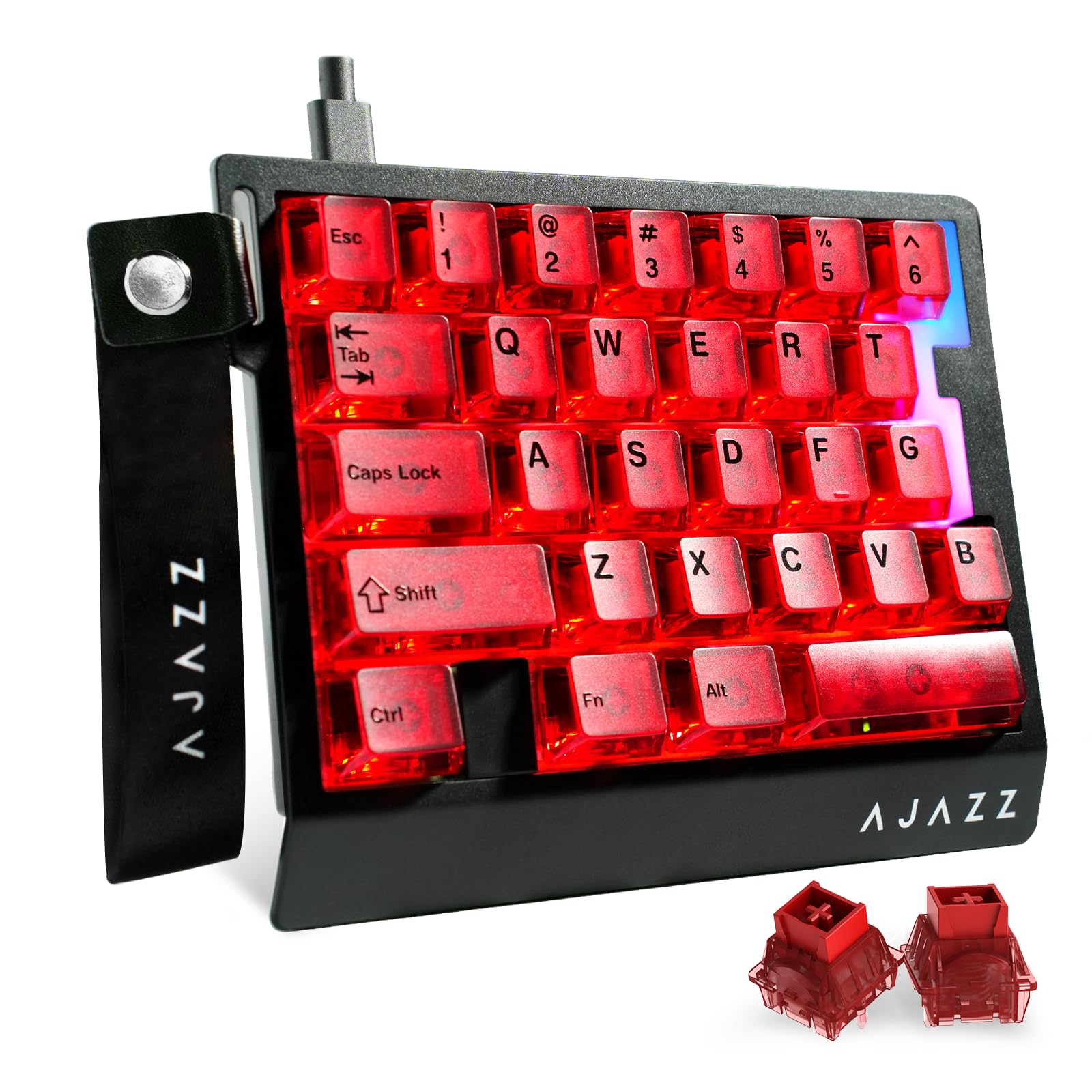 Amazon | A.JAZZ AK029 片手ゲーミングキーボード ラピッドトリガー
