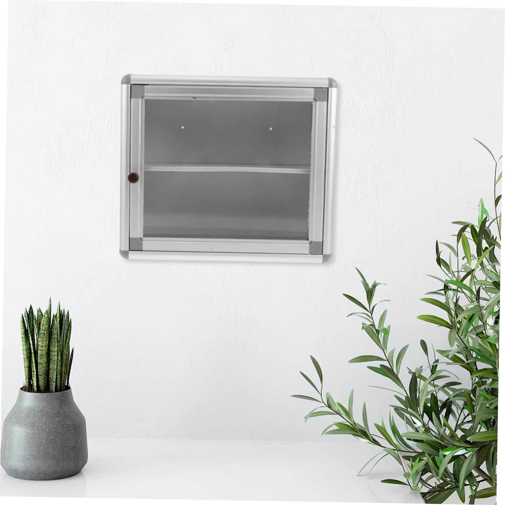 Cabilock Botiquín Familiar Colgante Pequeño Rectangular De Plástico Resistente Almacenaje para Medicamentos Caja De Recolección Montable Uso En Hogar y Espacios Públicos