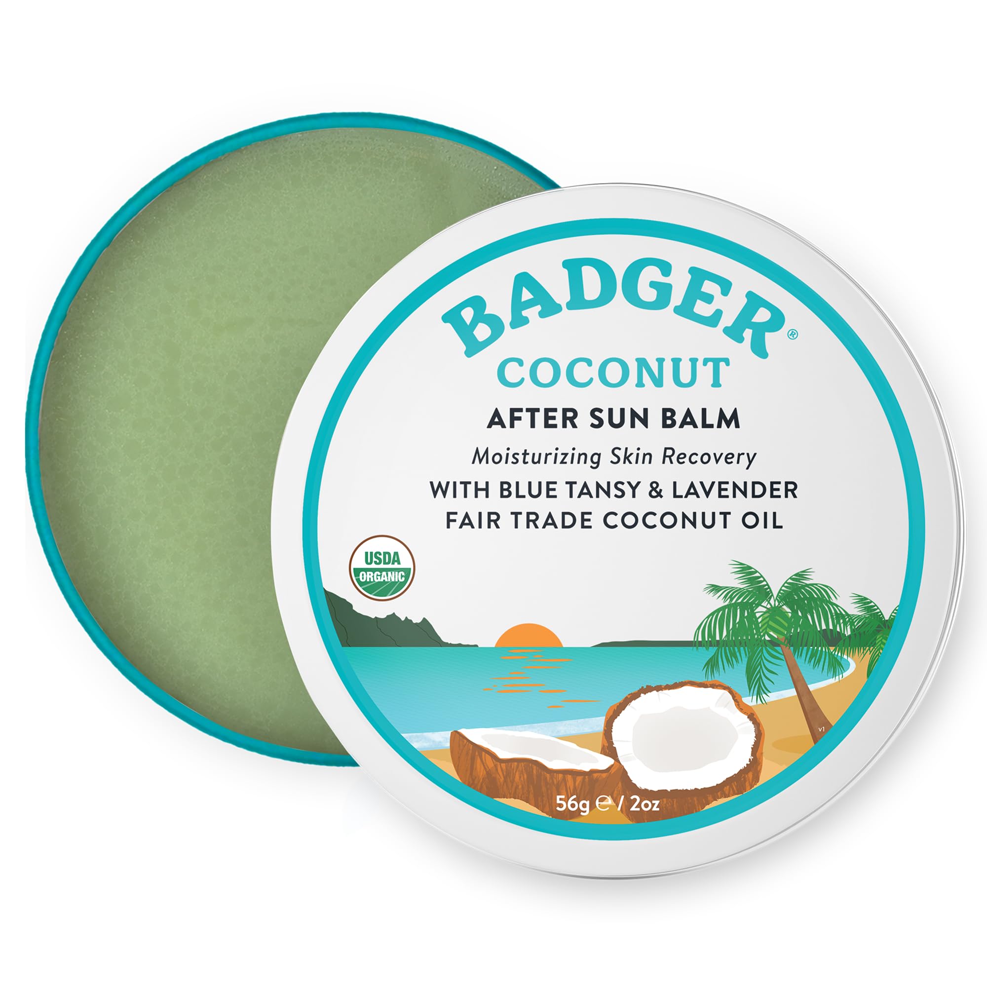 Badger Coconut AfterSun Balm