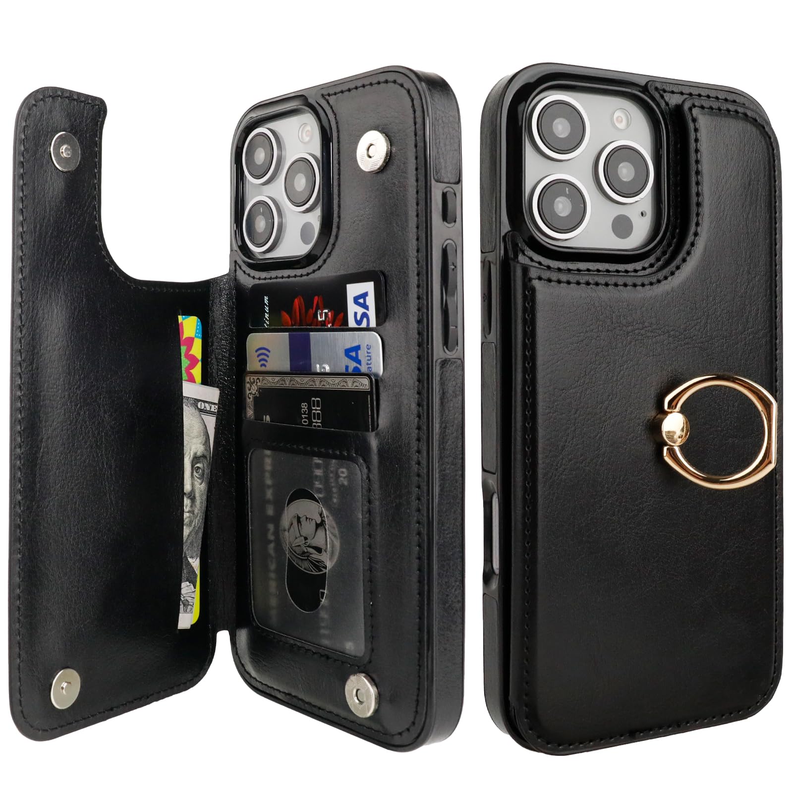 Photo 1 of ONETOP iPhone 16 Pro Max Wallet Case with Card Slots