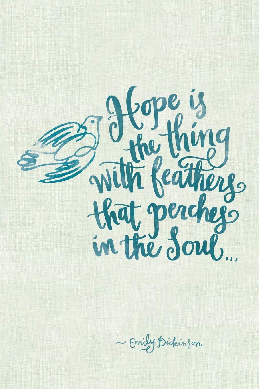 Hope is The Thing With Feathers: Blank Journal