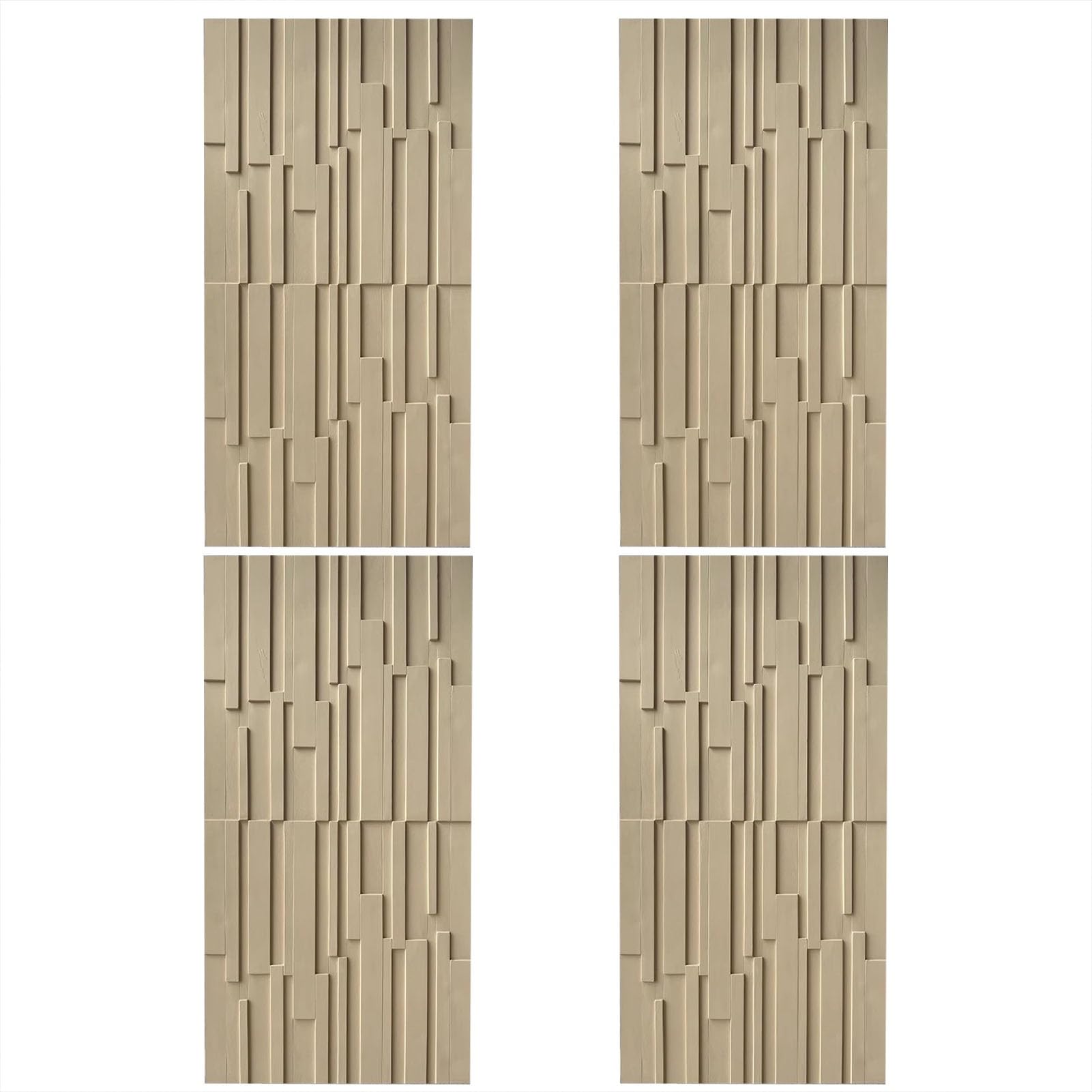Paneles de pared 3D impermeables para renovar paredes con humedad sin hacer obras