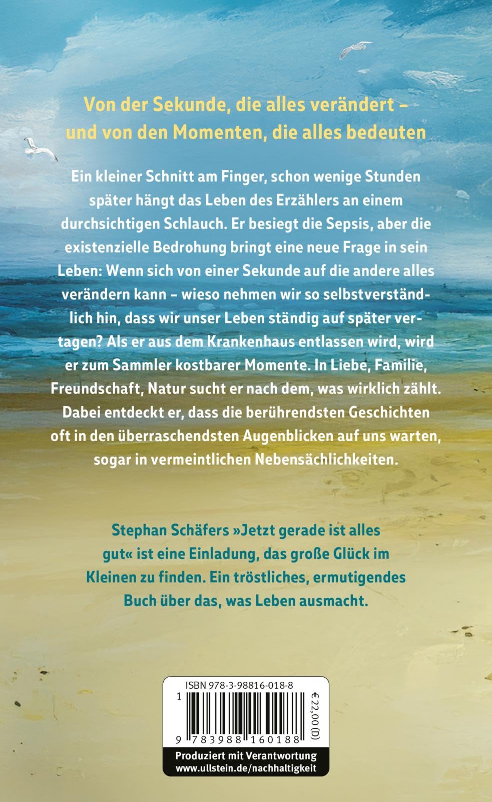 Jetzt gerade ist alles gut: Nach dem SPIEGEL-Bestseller "25 letzte Sommer" - der neue Roman von Erfolgsautor Stephan Schäfer