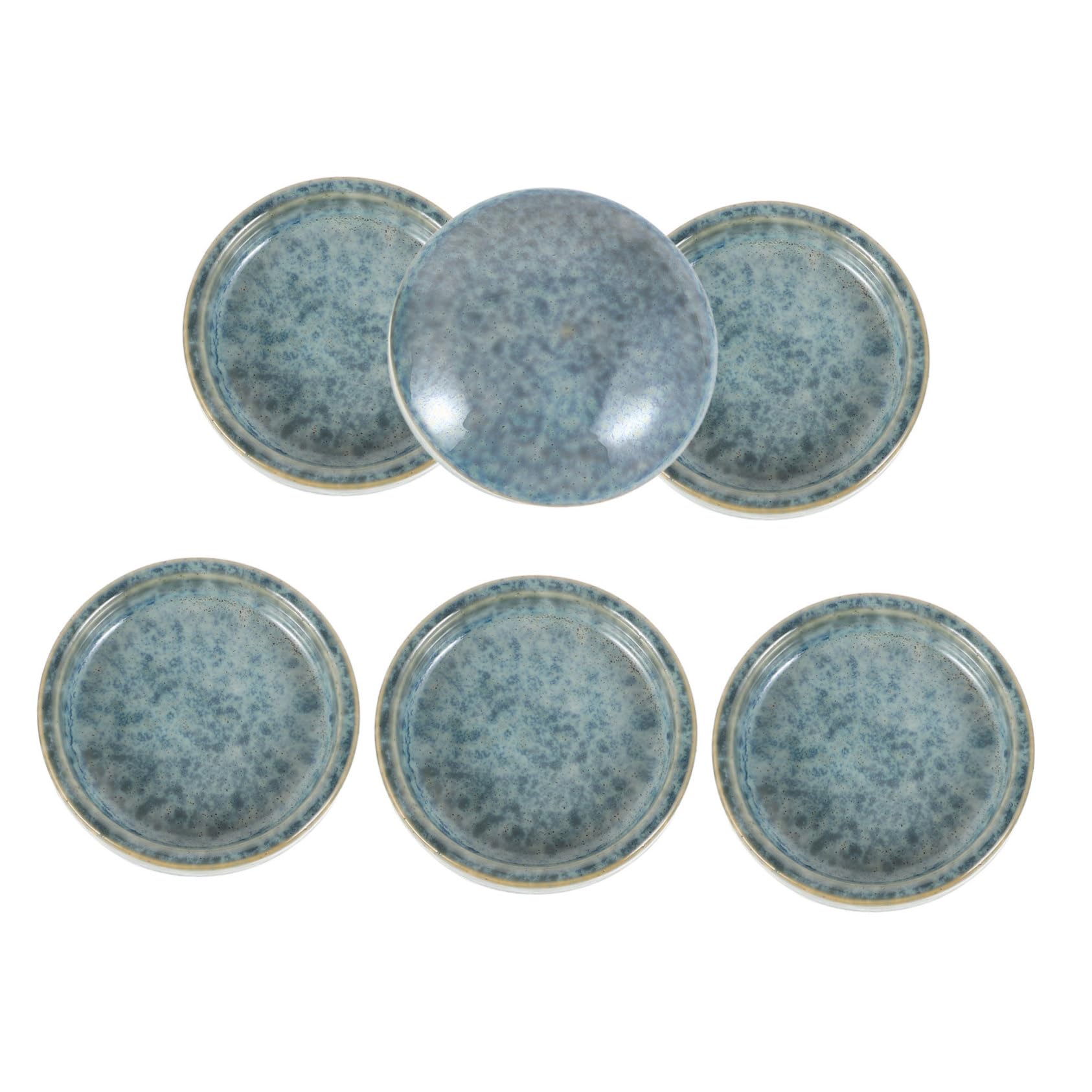 Blau Keramik Aquarellpalette mit Deckel für Mischfarben